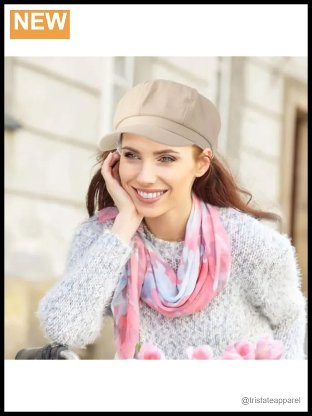 2 Pack Newsboy Hats for Women Cotton Blend Adjustable Summer Beret 8 Panel